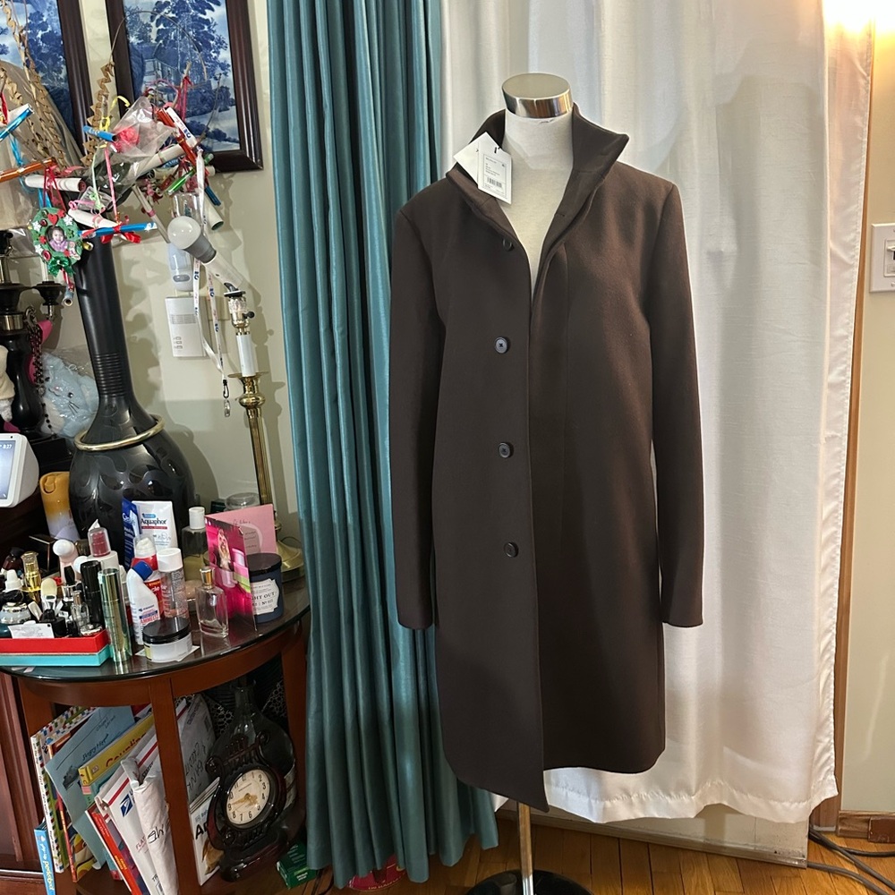 Theory Dark Brown Trench Coat